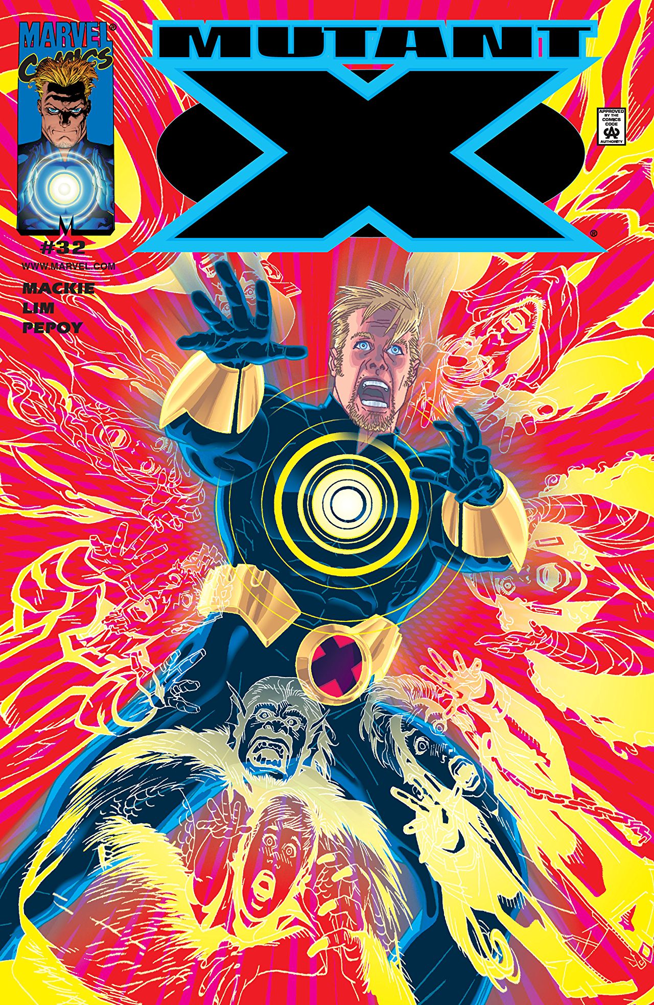 Mutant X #32 cover
