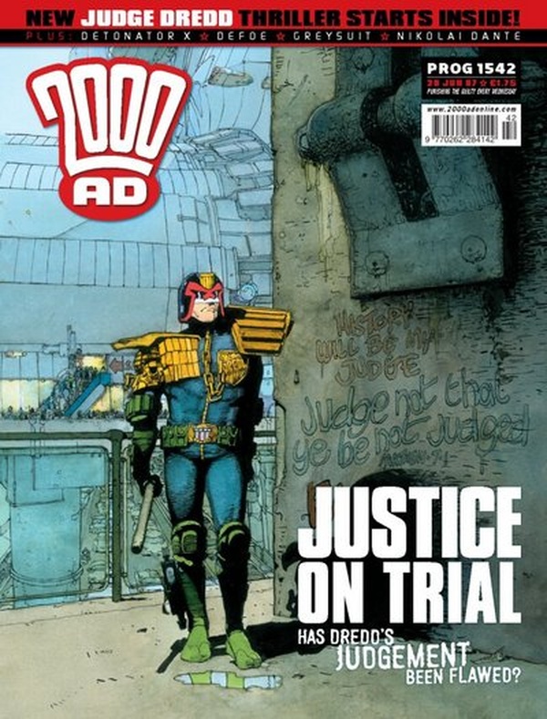 2000 AD #1542 cover