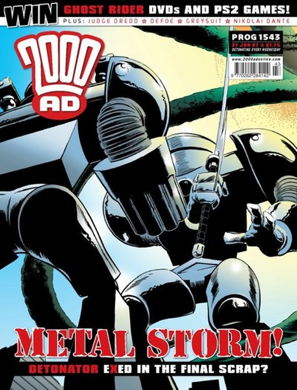 2000 AD #1543 cover