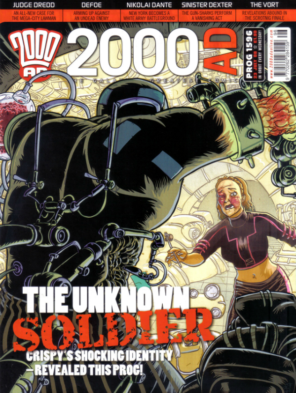 2000 AD #1596 cover