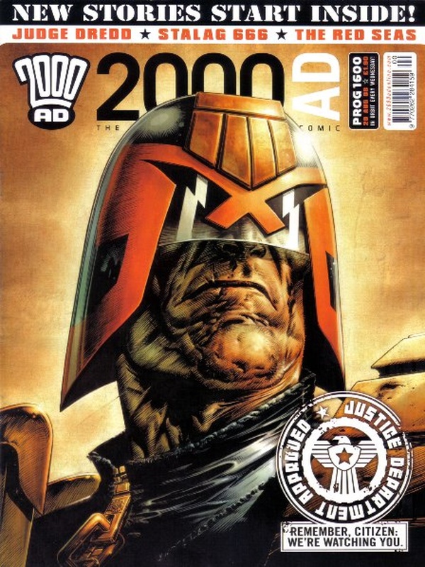 2000 AD #1600 cover