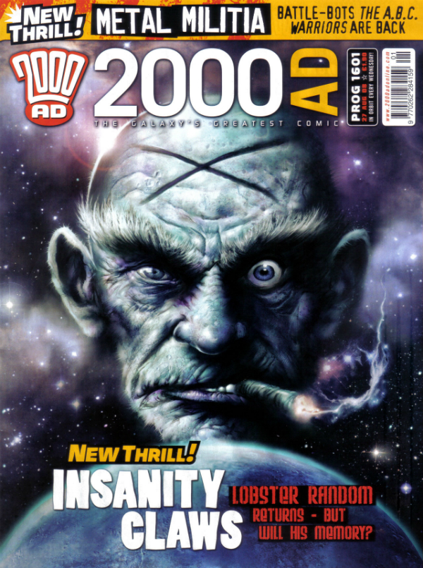 2000 AD #1601 cover