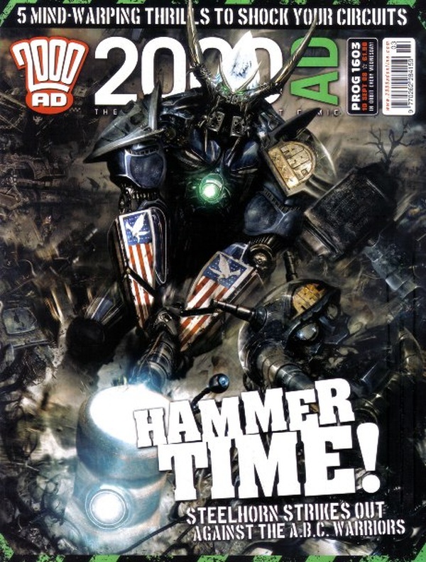 2000 AD #1603 cover