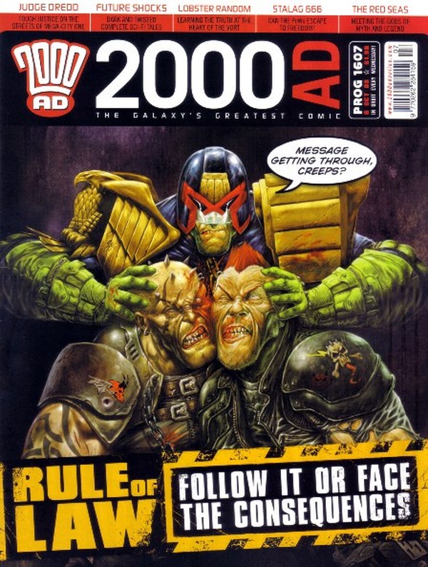 2000 AD #1607 cover