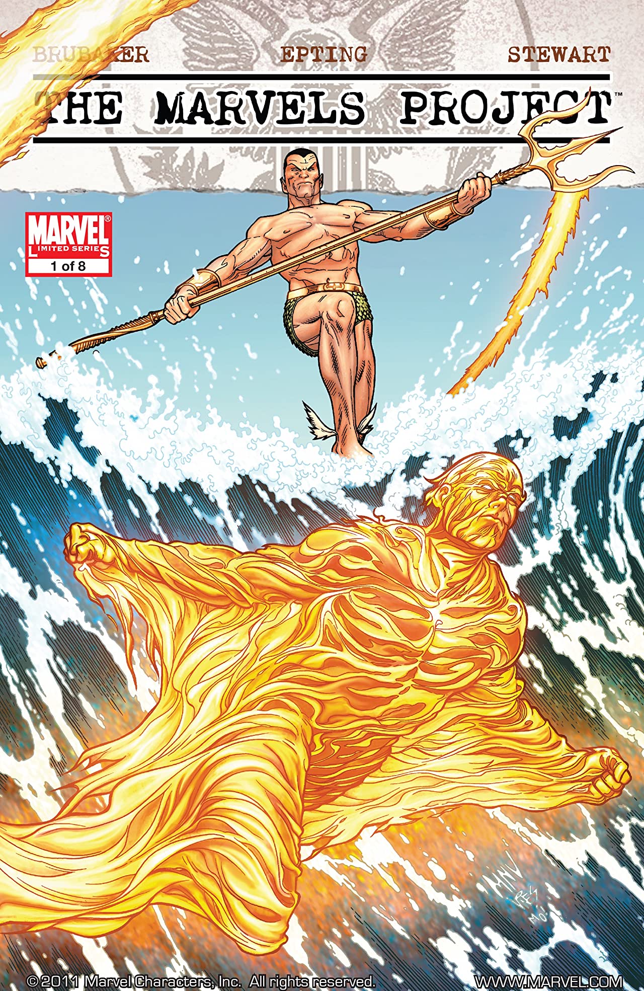 The Marvels Project #1 cover