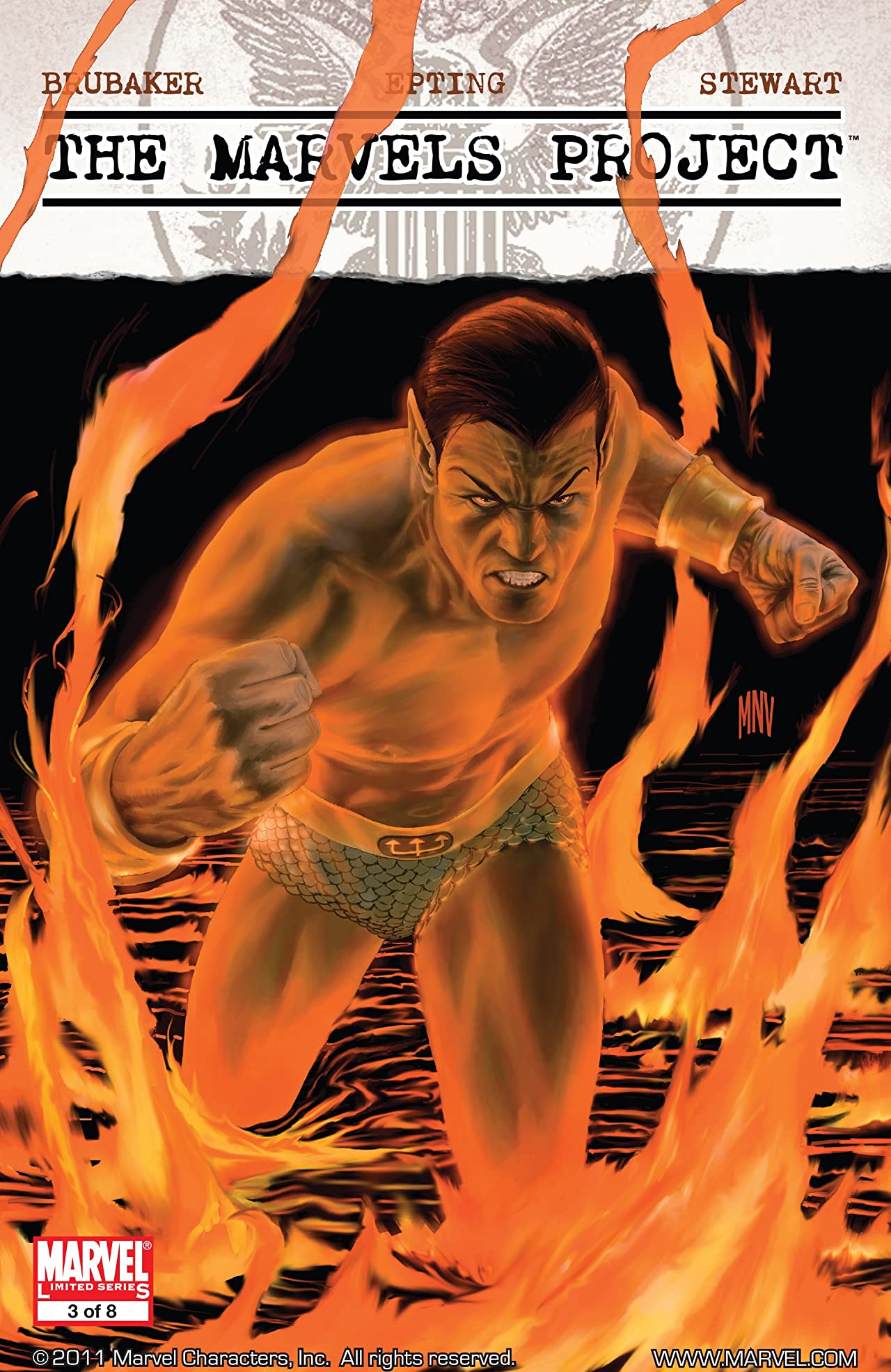 The Marvels Project #3 cover