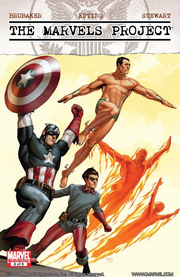 The Marvels Project #8 cover