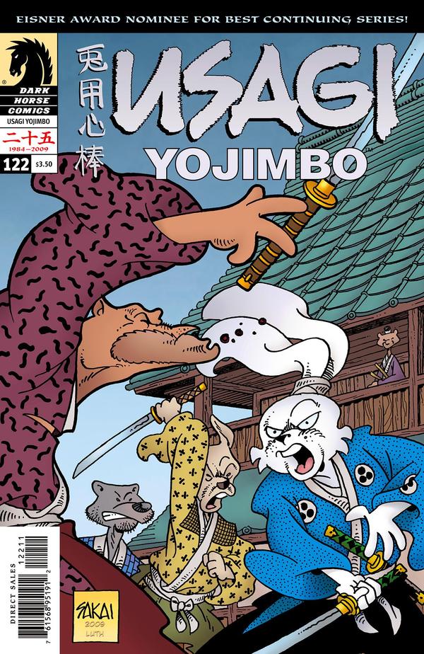 Usagi Yojimbo #122 cover