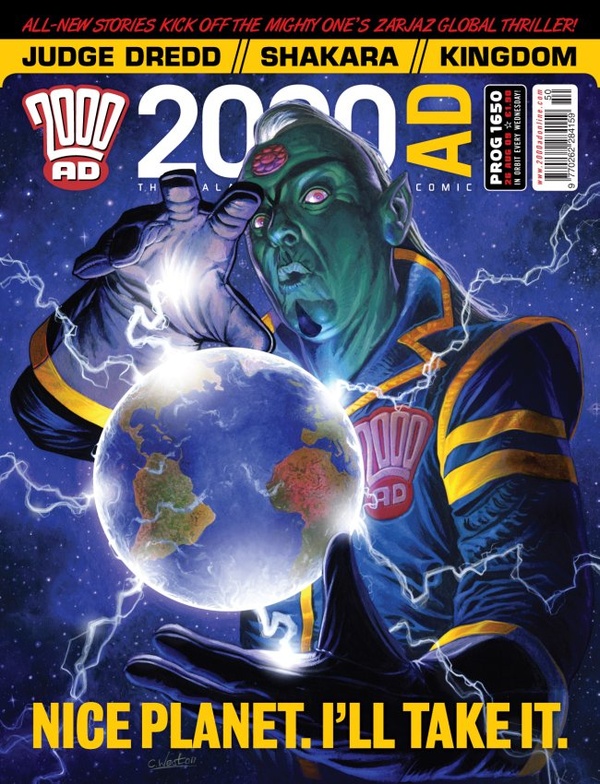 2000 AD #1650 cover