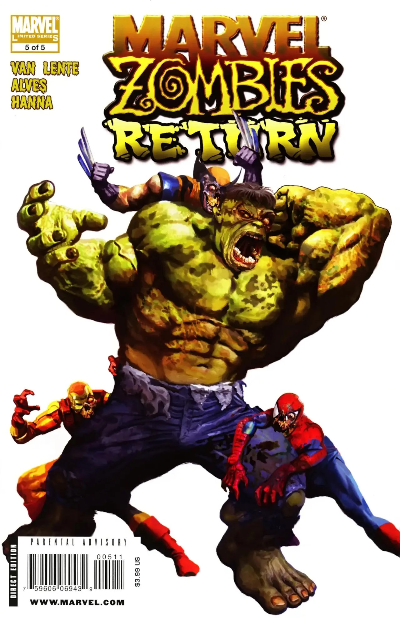 Marvel Zombies Return #5 cover