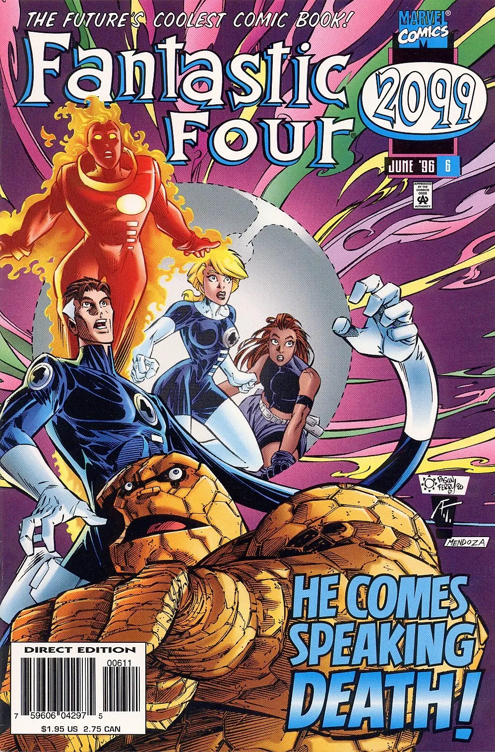 Fantastic Four 2099 #6 cover