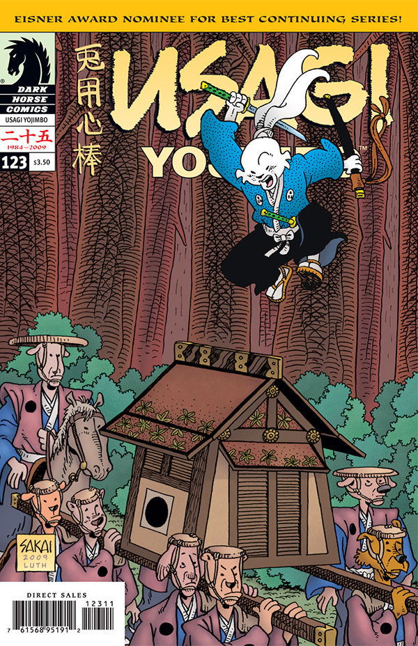 Usagi Yojimbo #123 cover