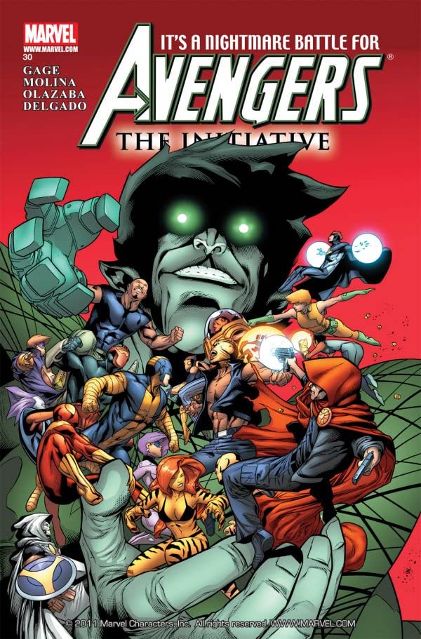 Avengers: The Initiative #30 cover