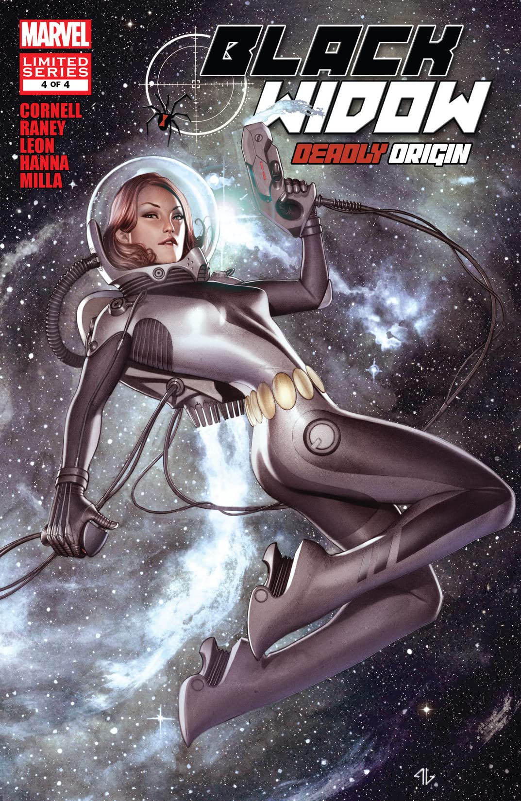 Black Widow: Deadly Origin #4 cover