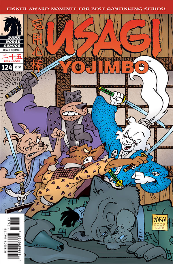Usagi Yojimbo #124 cover