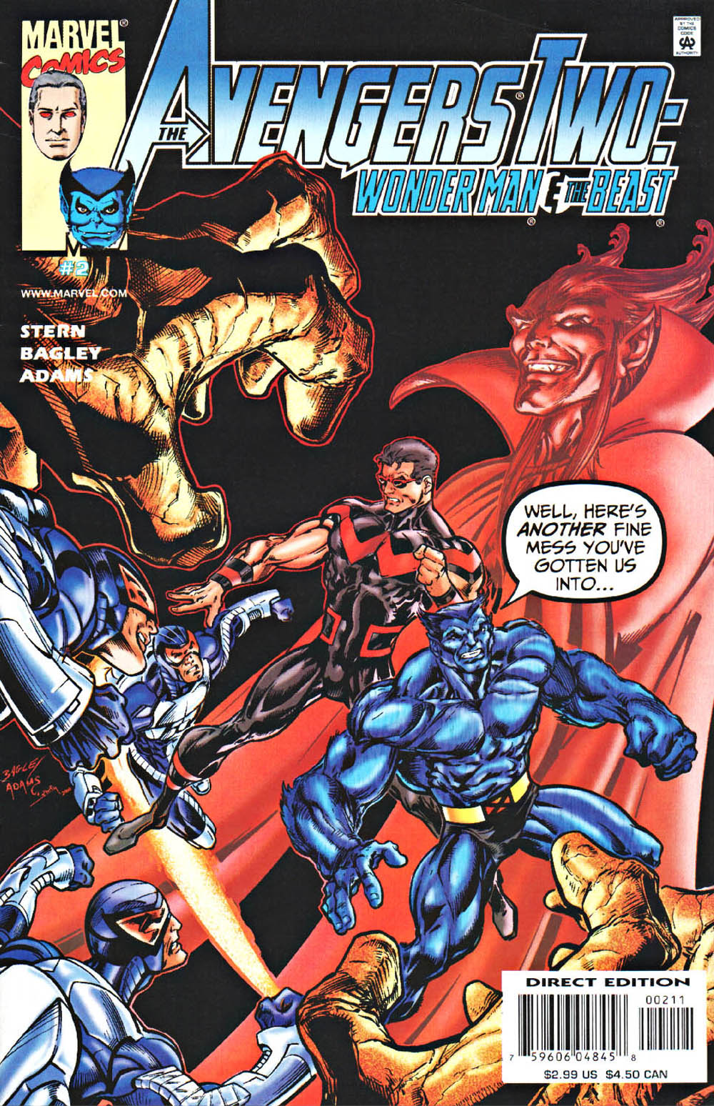 Avengers Two: Wonder Man & Beast #2 cover