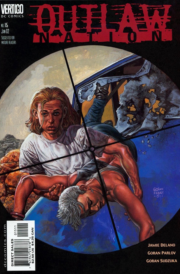 Outlaw Nation #15 cover