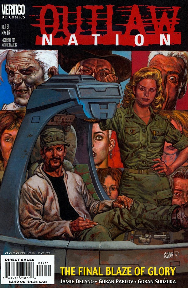 Outlaw Nation #19 cover