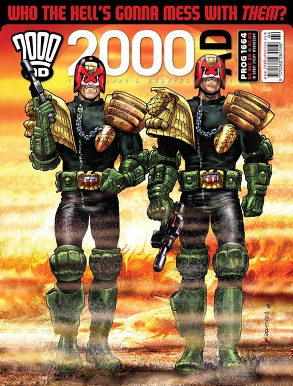 2000 AD #1664 cover