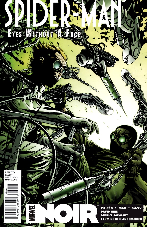 Spider-Man Noir: Eyes Without a Face #4 cover