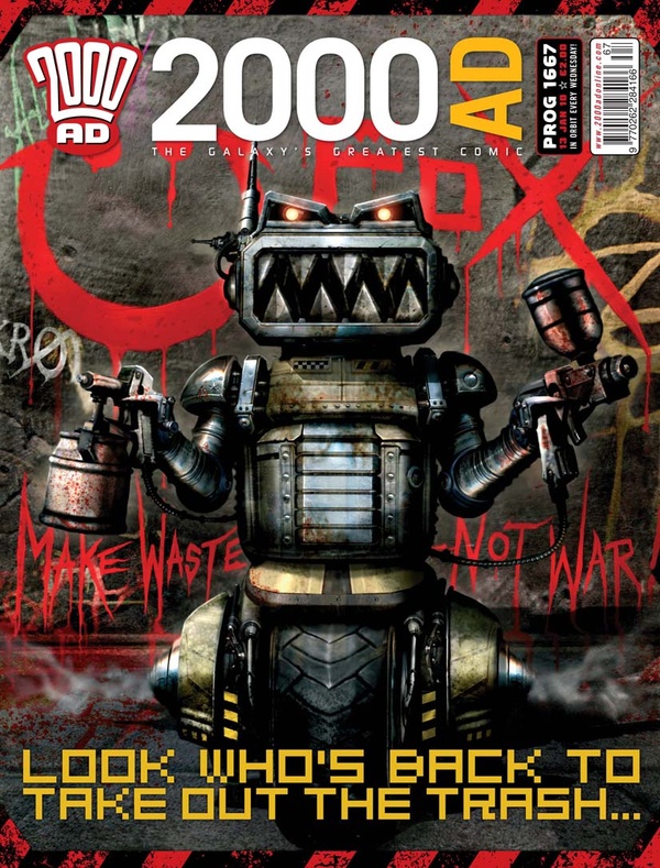 2000 AD #1667 cover
