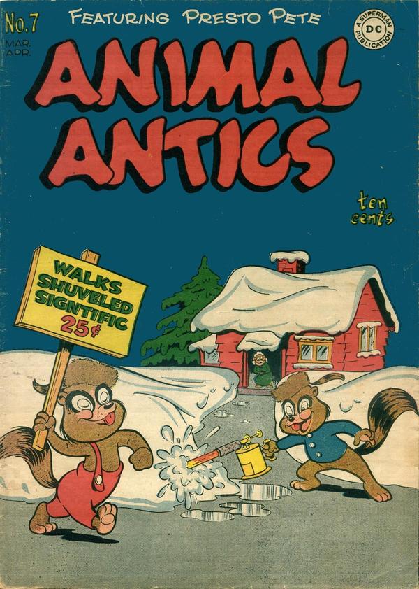 Animal Antics #7 cover