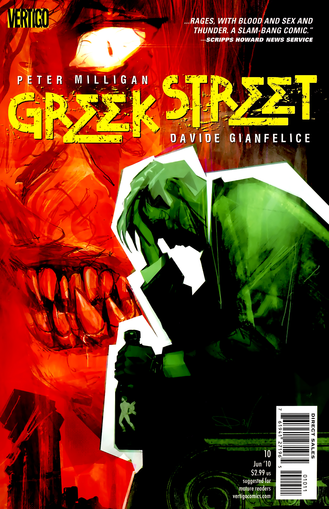 Greek Street #10 cover
