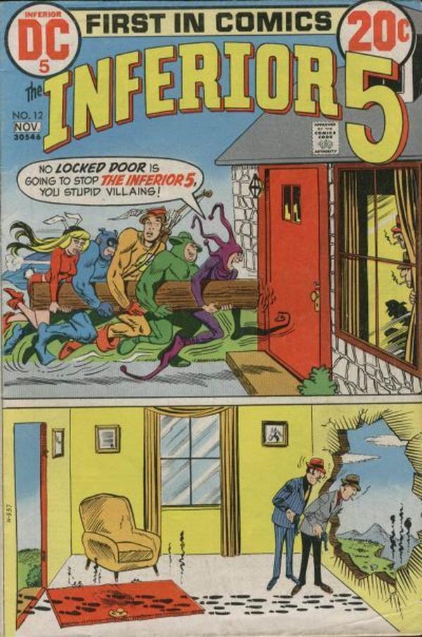 The Inferior 5 #12 cover