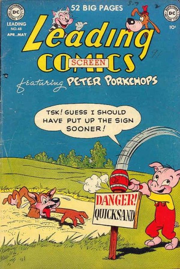 Leading Screen Comics #48 cover