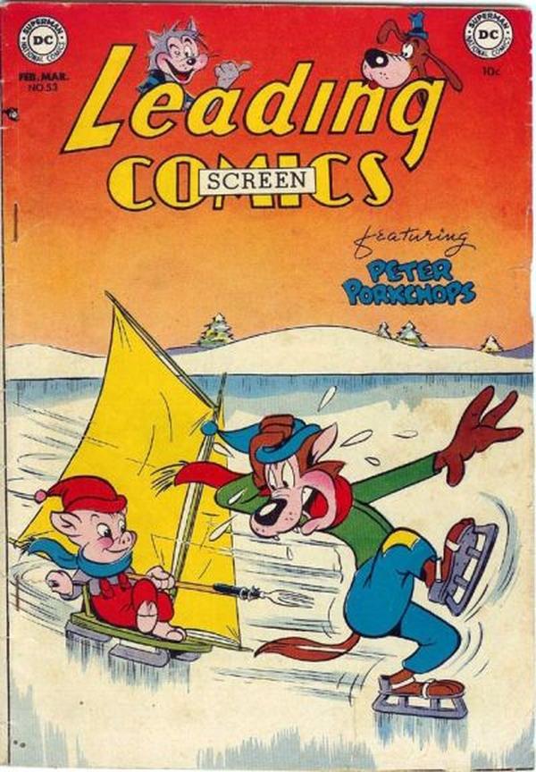 Leading Screen Comics #53 cover