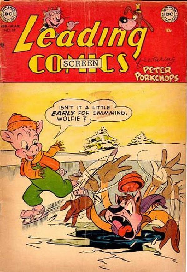 Leading Screen Comics #59 cover