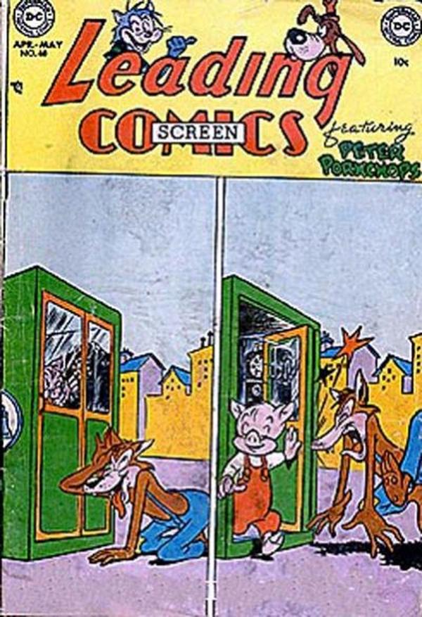 Leading Screen Comics #60 cover