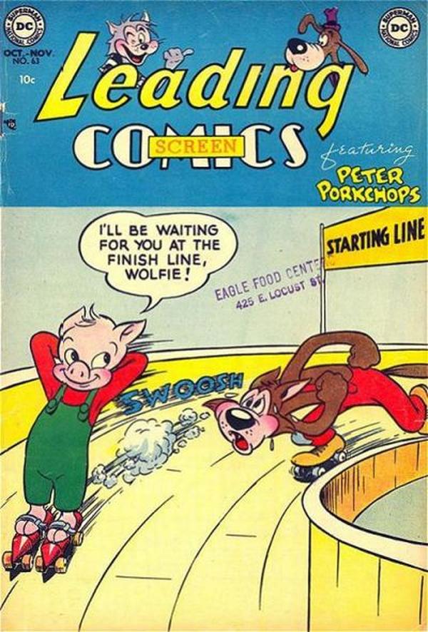 Leading Screen Comics #63 cover
