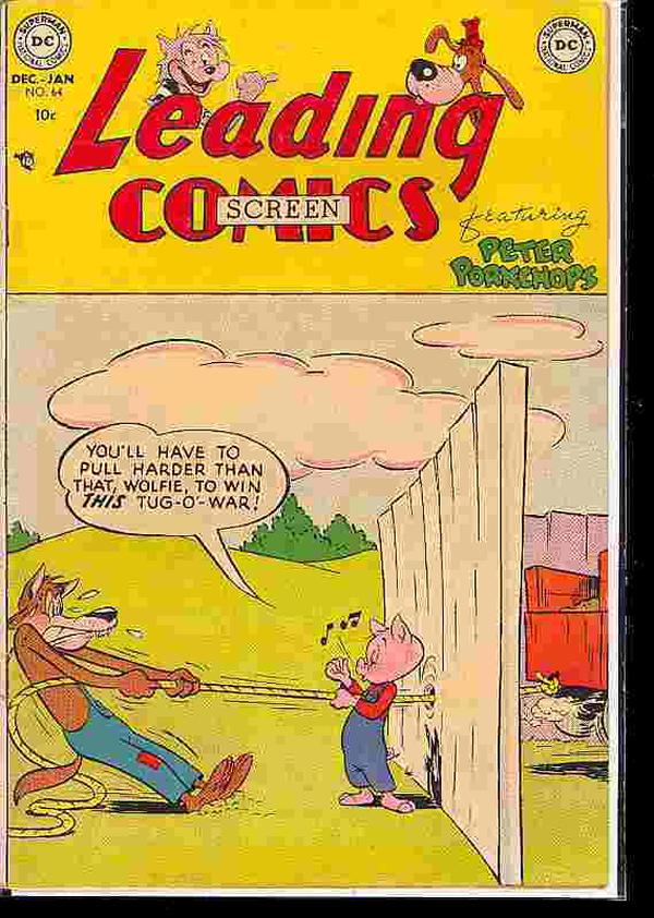 Leading Screen Comics #64 cover