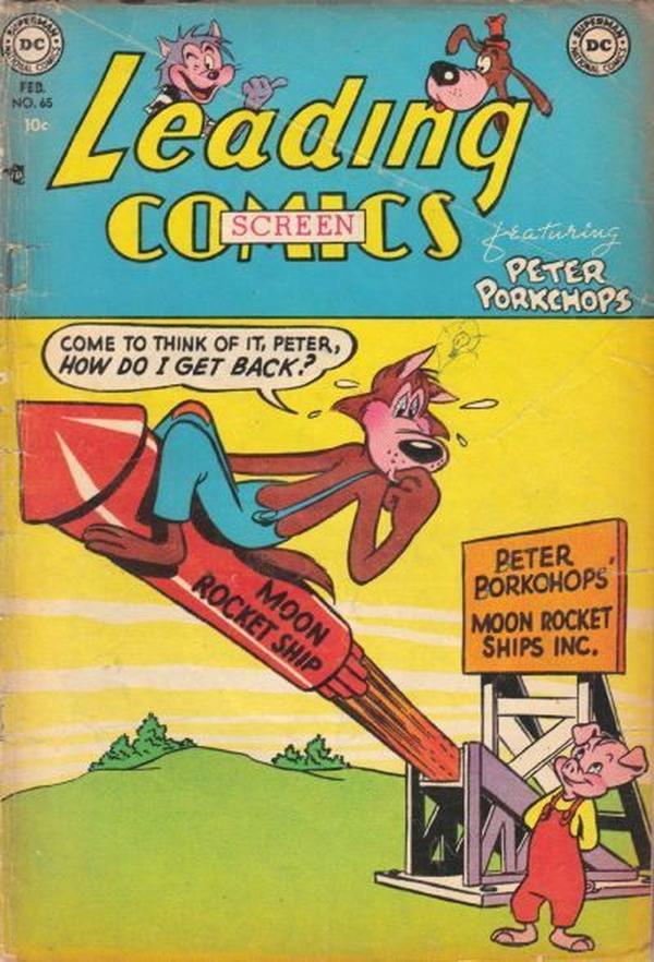 Leading Screen Comics #65 cover