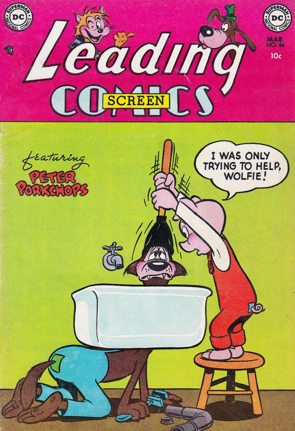Leading Screen Comics #66 cover