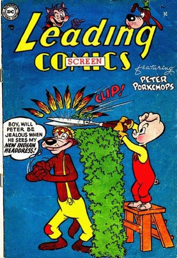 Leading Screen Comics #69 cover