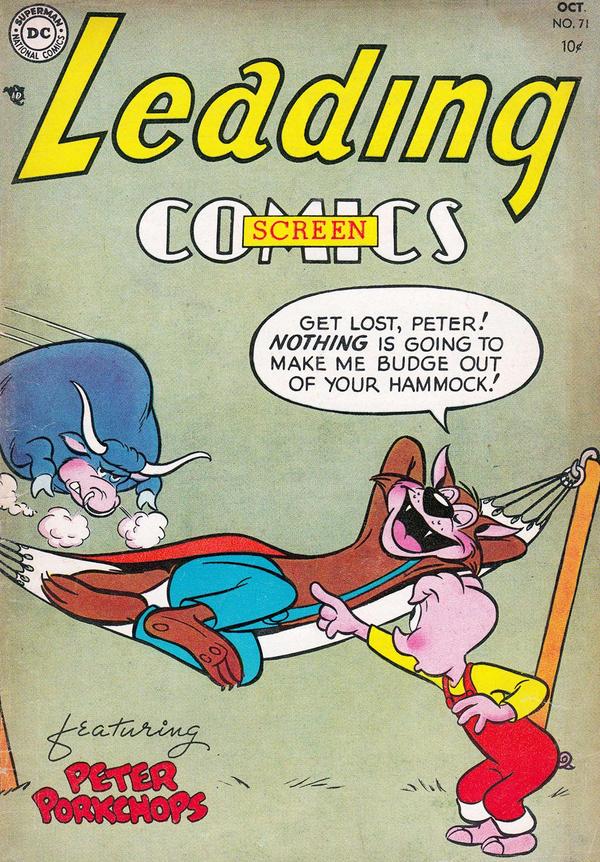 Leading Screen Comics #71 cover