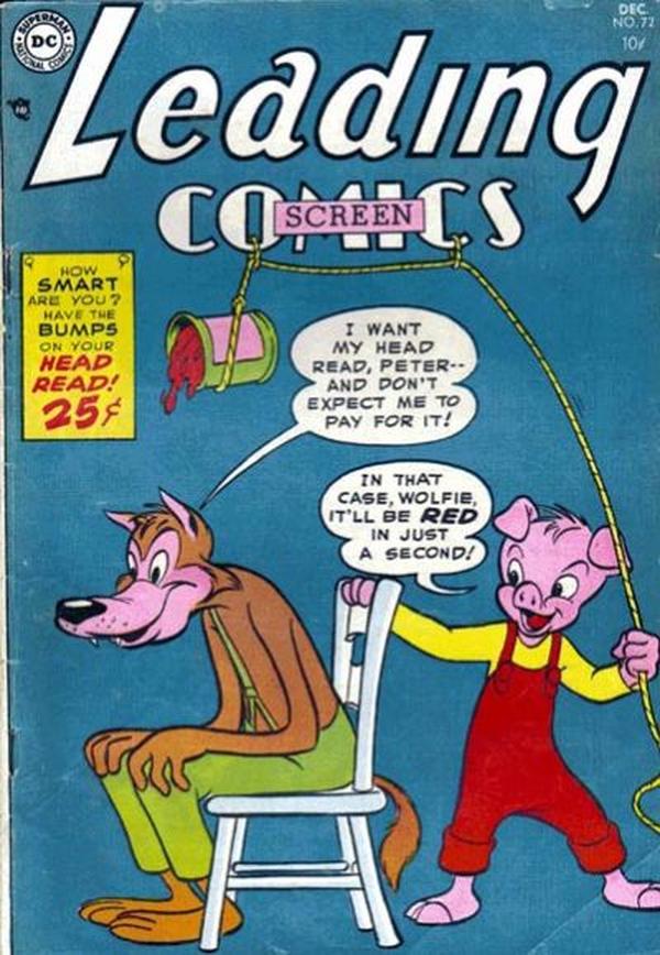 Leading Screen Comics #72 cover