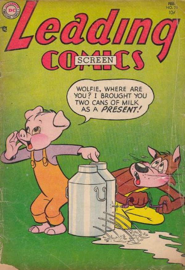 Leading Screen Comics #73 cover