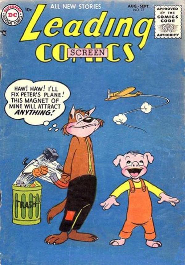 Leading Screen Comics #77 cover