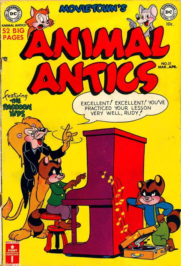 Movietown's Animal Antics #31 cover
