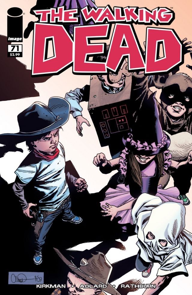 The Walking Dead #71 cover