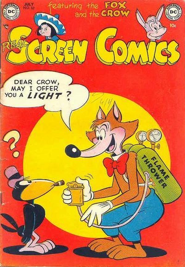 Real Screen Comics #52 cover