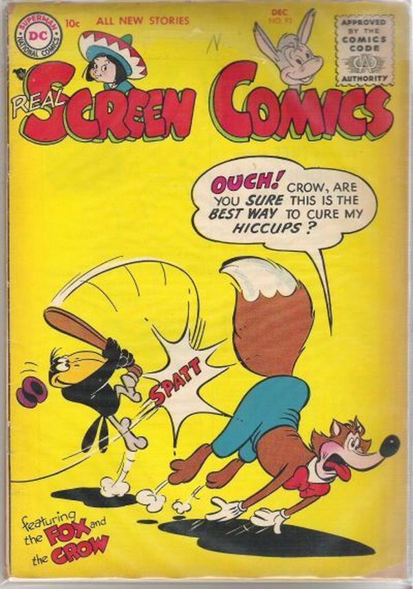 Real Screen Comics #93 cover