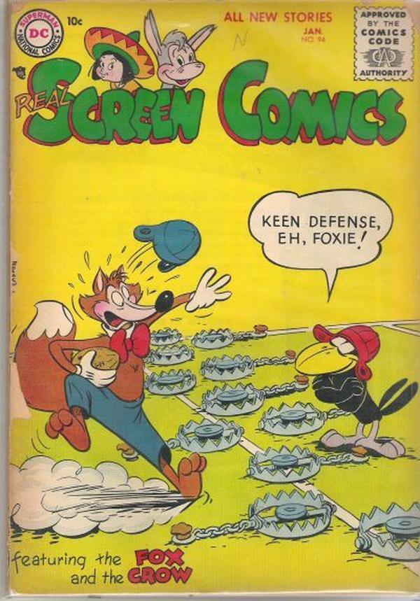 Real Screen Comics #94 cover