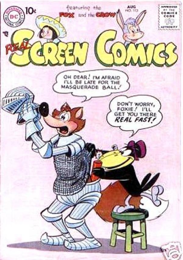 Real Screen Comics #113 cover