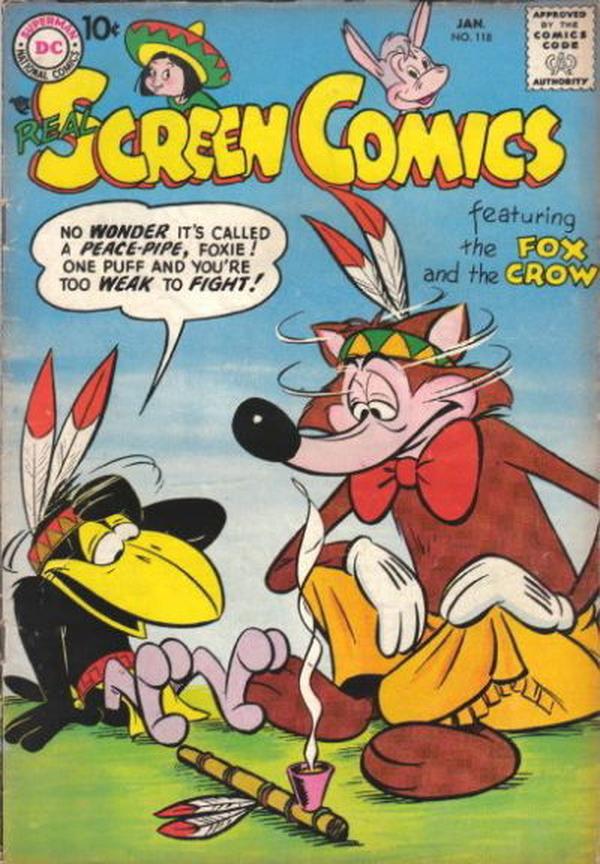 Real Screen Comics #118 cover