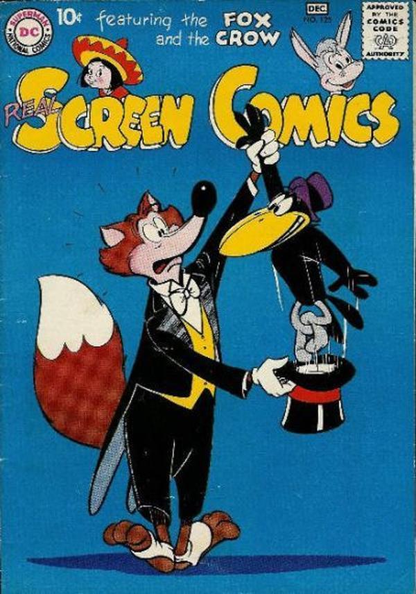Real Screen Comics #125 cover
