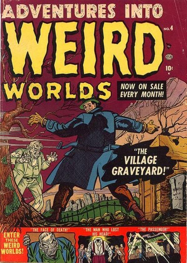 Adventures into Weird Worlds #4 cover
